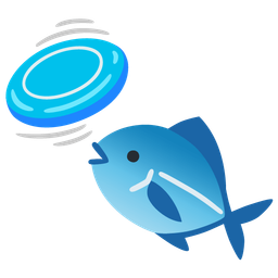 flying disc and fish