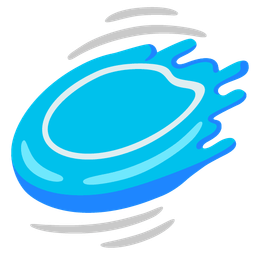 Flying disc and Melting face