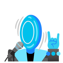 flying disc and microphone