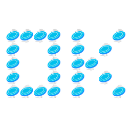 flying disc and OK button