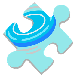 flying disc and puzzle piece