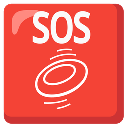 flying disc and SOS button