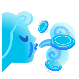 flying disc and wind face