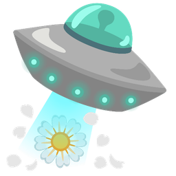 flying saucer and blossom