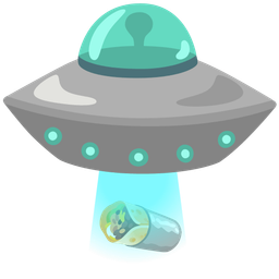 flying saucer and burrito