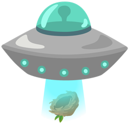 flying saucer and empty nest