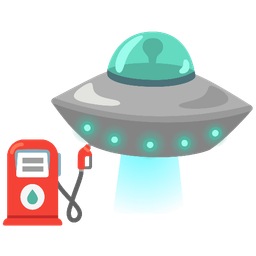 flying saucer and fuel pump