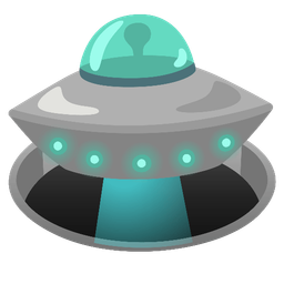 flying saucer and hole