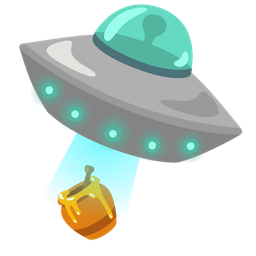 flying saucer and honey pot