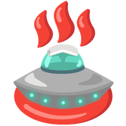 flying saucer and hot springs