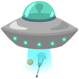 flying saucer and lacrosse