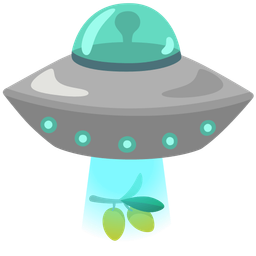 flying saucer and olive