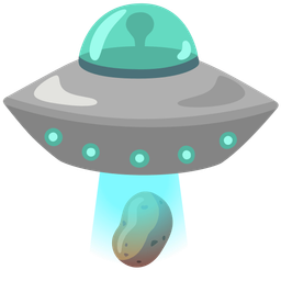 flying saucer and potato