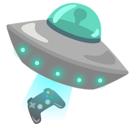 flying saucer and video game