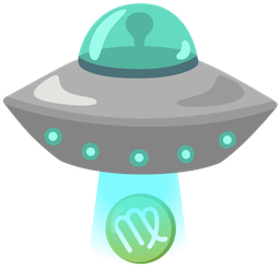 flying saucer and Virgo