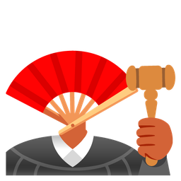 folding hand fan and balance scale