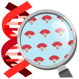 folding hand fan and dna