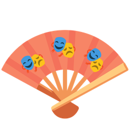 folding hand fan and performing arts