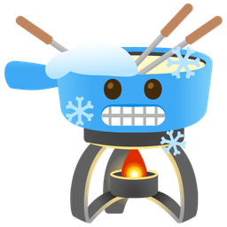 fondue and cold face