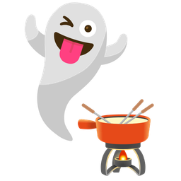fondue and ghost
