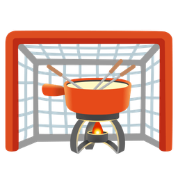 fondue and goal net