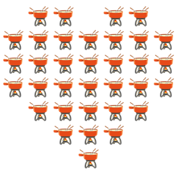 fondue and heart suit