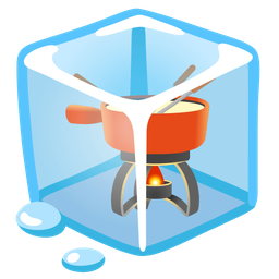 fondue and ice