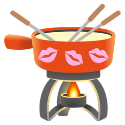 fondue and kiss mark