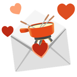 fondue and love letter