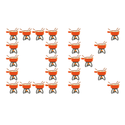 fondue and OK button