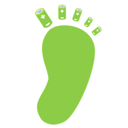 footprints and battery