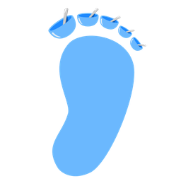 Footprints and Bowl with spoon