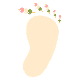 Footprints and Dango