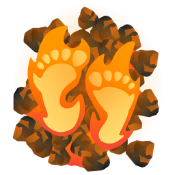 Footprints and Fire
