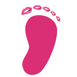 footprints and mouth