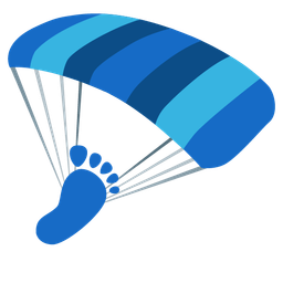 Footprints and Parachute