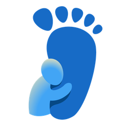 Footprints and People hugging