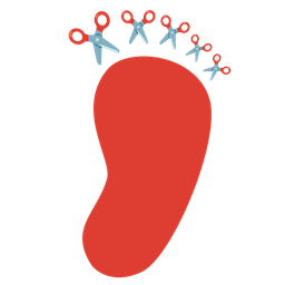 Footprints and Scissors