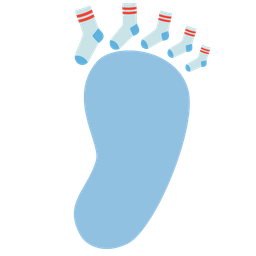 Footprints and Socks