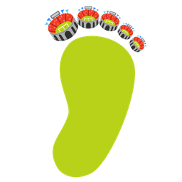 Footprints and Stadium