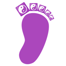 Footprints and Yin yang