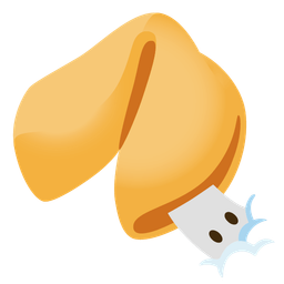 Fortune cookie and Face in clouds