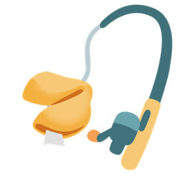 Fortune cookie and Fishing pole