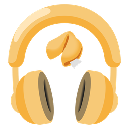 Fortune cookie and Headphone