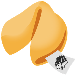 Fortune cookie and Hedgehog