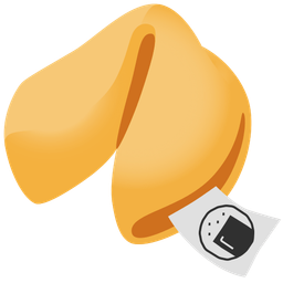 Fortune cookie and Rice cracker