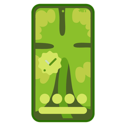 four leaf clover and mobile phone