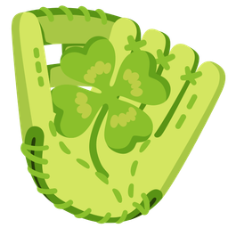 four leaf clover and softball