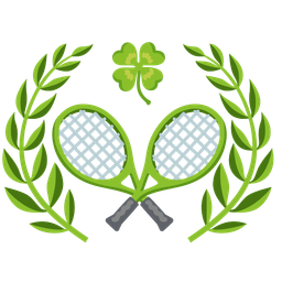 four leaf clover and tennis