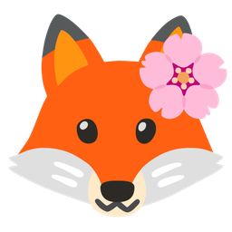 Fox and Cherry blossom